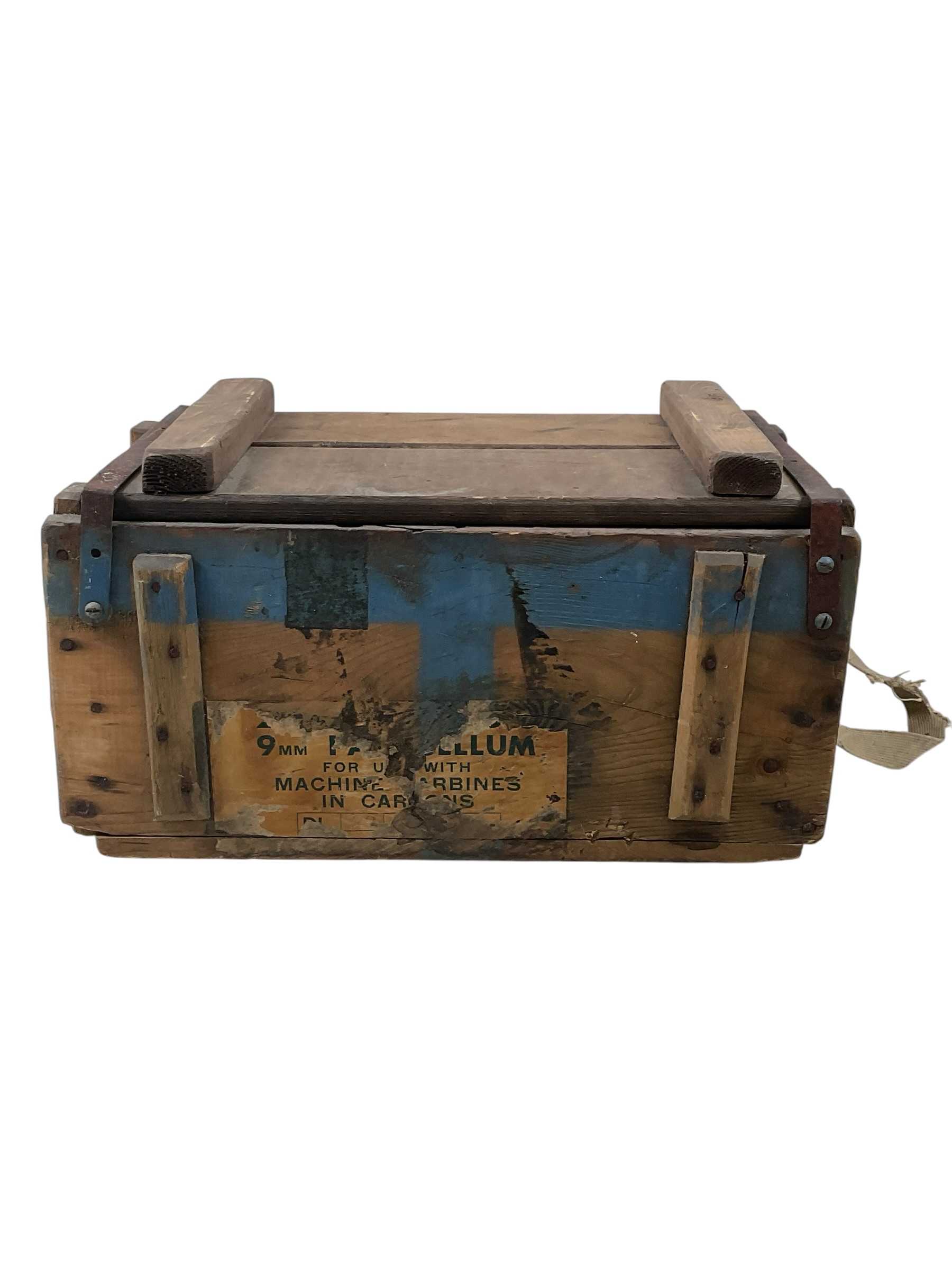 WW2 Canadian 9mm Ammo Transit Box C Broad Arrowed Dated 1942 EMPTY WW2 Canadian 9mm Ammo Transit Box C Broad Arrowed Dated 1942 EMPTY