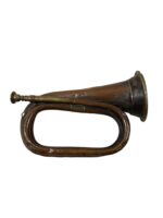 WW1 British BEF Bugle Unit Marked 16th Rifle Brigade Dated 1914 Broad Arrowed