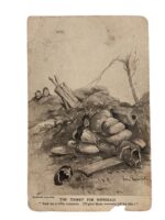 WW1 British BEF Bairnsfather The Thirst For Reprisals Patriotic Post Card WW1 British BEF Bairnsfather The Thirst For Reprisals Patriotic Post Card