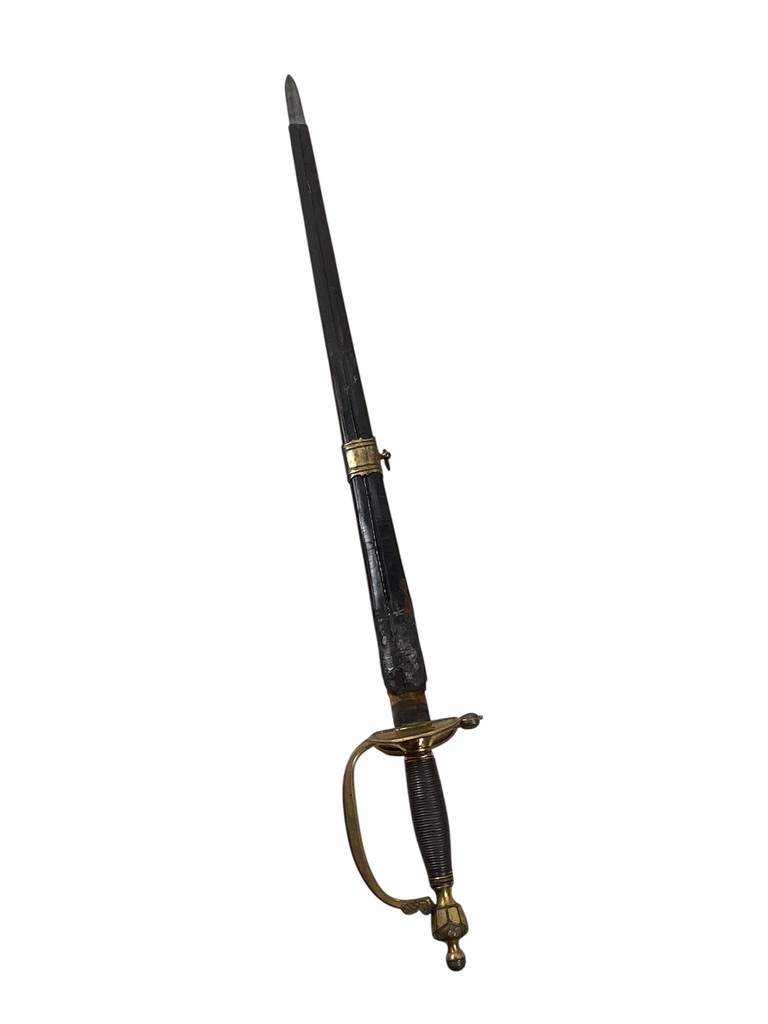 British Infantry Pattern 1796 Officer's Sword With Partial Scabbard British Infantry Pattern 1796 Officer's Sword With Partial Scabbard