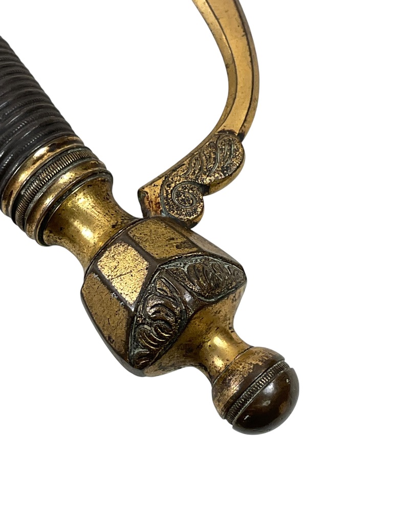 British Infantry Pattern 1796 Officer's Sword With Partial Scabbard British Infantry Pattern 1796 Officer's Sword With Partial Scabbard