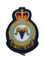 Canadian Forces RCAF 401 Squadron Heraldic Colour Crest Patch Vintage