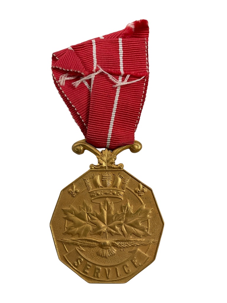 Canadian Forces CD Medal Full Size Named CPL J. Fox Canadian Forces CD Medal Full Size Named CPL J. Fox