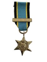 WW2 British The Air Crew Europe Star With France and Germany Bar Miniature Medal